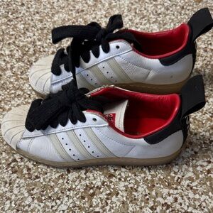 Adidas White and Black Sneakers